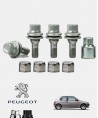 Ecrous antivol de roues Peugeot 106