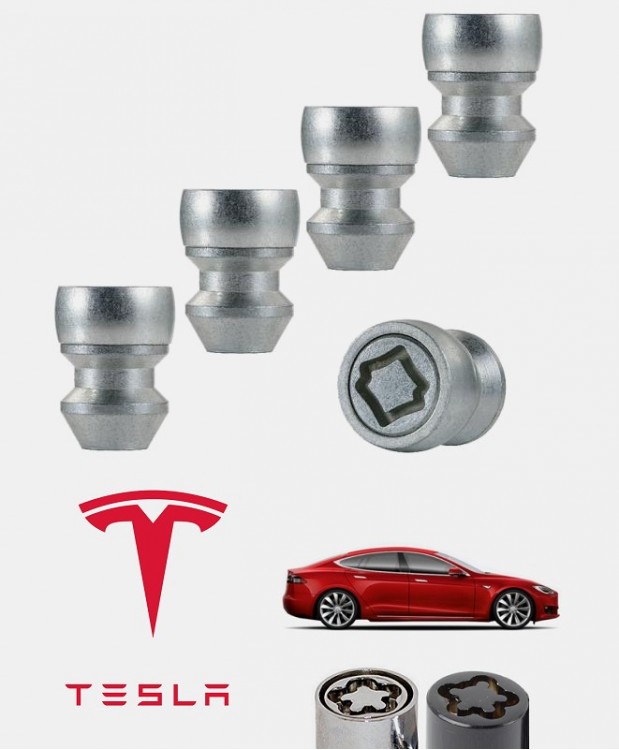 Ecrous antivol de roues Tesla Model S