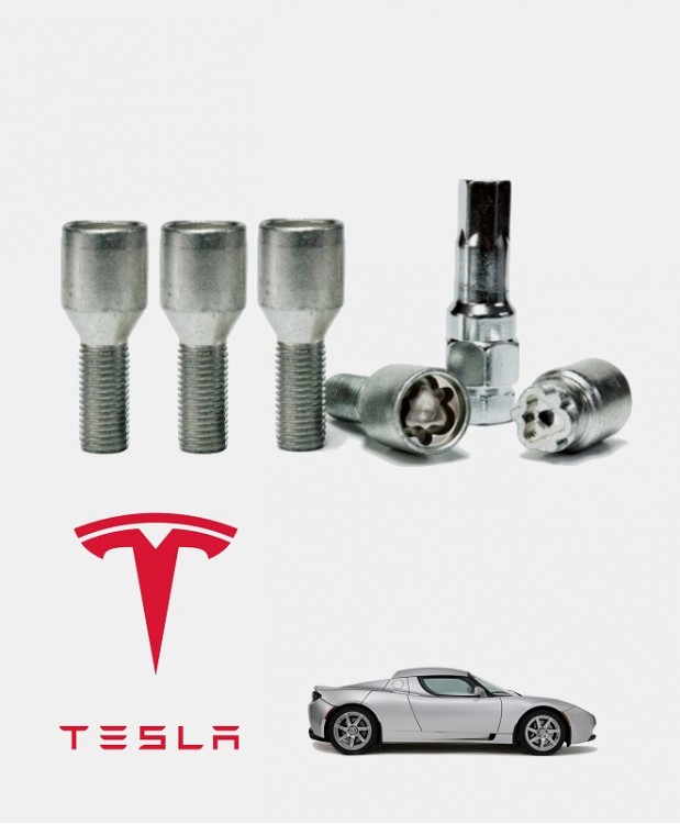 Ecrous antivol de roues Tesla Roadster