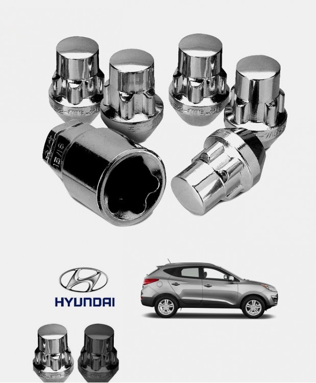 Ecrous antivol de roues Hyundai Tucson 2 (LM)