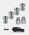 Ecrous antivol de roues Jeep Wrangler (JK)