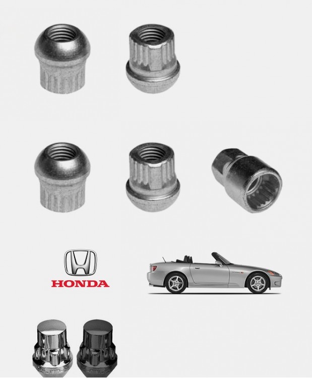 Ecrous antivol de roues Honda S2000