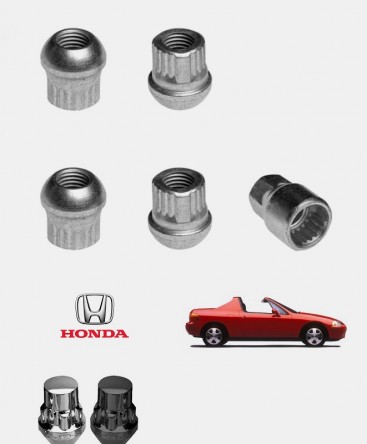 Ecrous antivol de roues Honda CRX Del Sol (EH6/EG2)