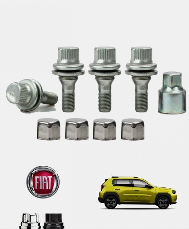 Ecrous antivol de roues Fiat Grande Panda