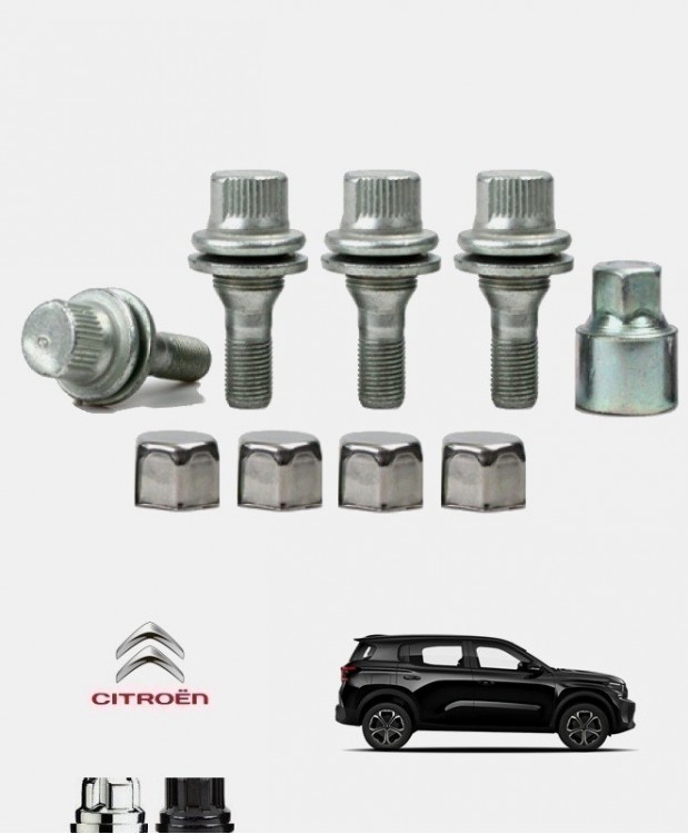 Ecrous antivol de roues Citroën C3 Aircross 2
