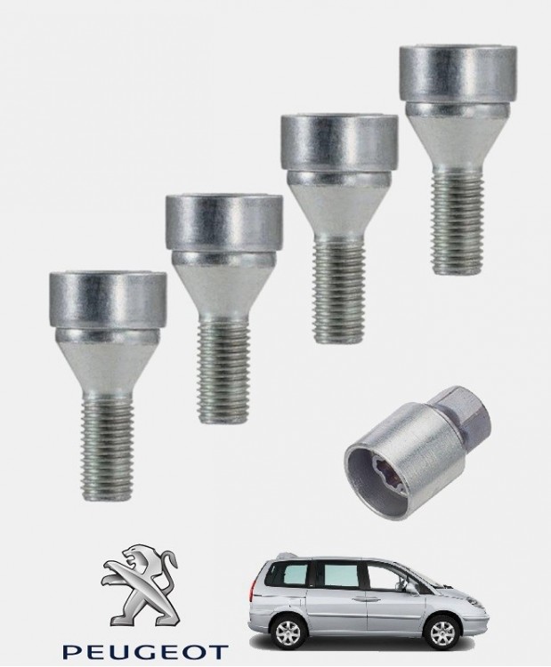 Ecrous antivol de roues Peugeot 807