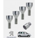 Ecrous antivol de roues Peugeot 807