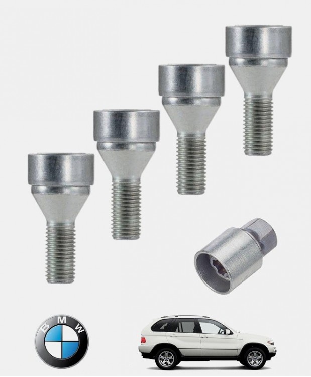 Ecrous antivol de jantes Bmw X5 (E53)