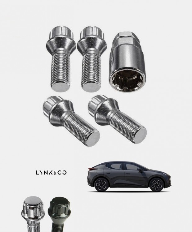 Ecrous antivol de roues Lynk & Co 02