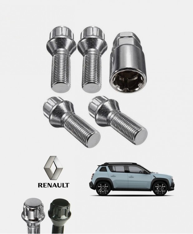 Ecrous antivol de roues Renault 4 E-Tech Electric
