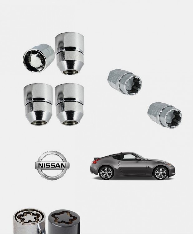 Ecrous antivol de roues Nissan 370Z (Z34)