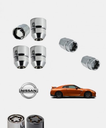 Ecrous antivol de roues Nissan GT-R (R35)