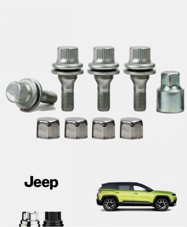 Ecrous antivol de roues Jeep Compass 3