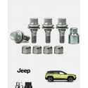 Ecrous antivol de roues Jeep Compass 3