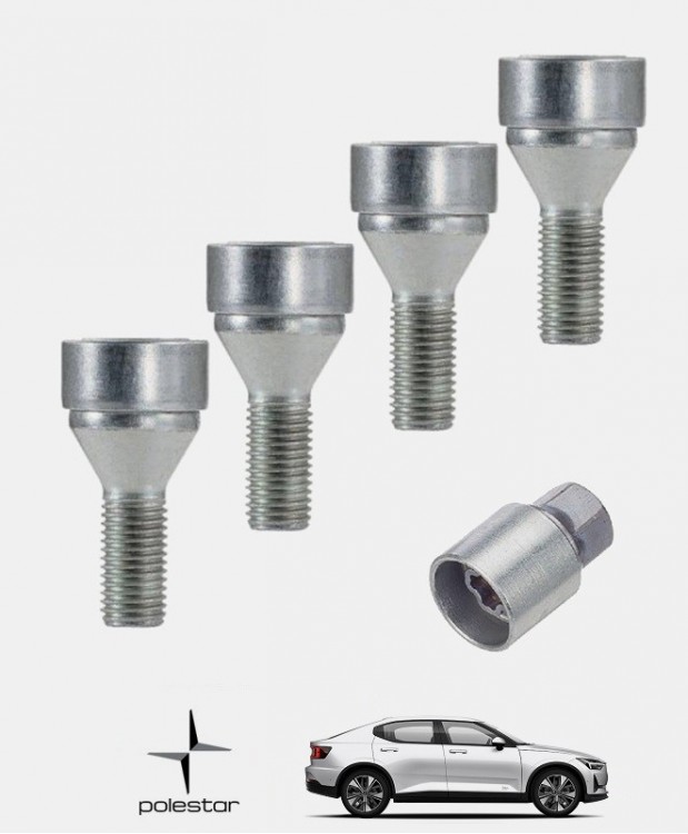 Ecrous antivol de jantes Polestar 2
