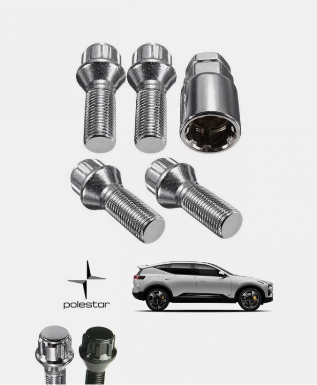 Ecrous antivol de roues Polestar 3
