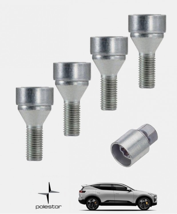 Ecrous antivol de jantes Polestar 3