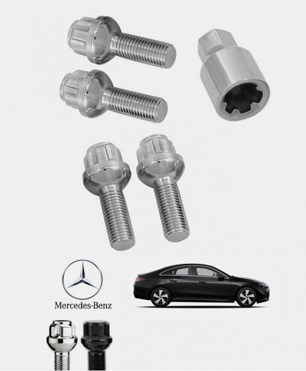Ecrous antivol de roues Mercedes CLA 3 (C178/C174)