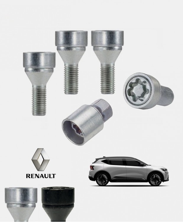 Ecrous antivol de roues haute sécurité Renault Scenic E-Tech Electric