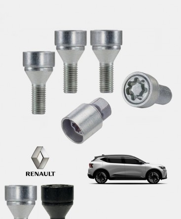 Ecrous antivol de roues haute sécurité Renault Scenic E-Tech Electric