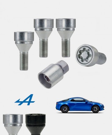 Ecrous antivol de roues haute sécurité Alpine A110