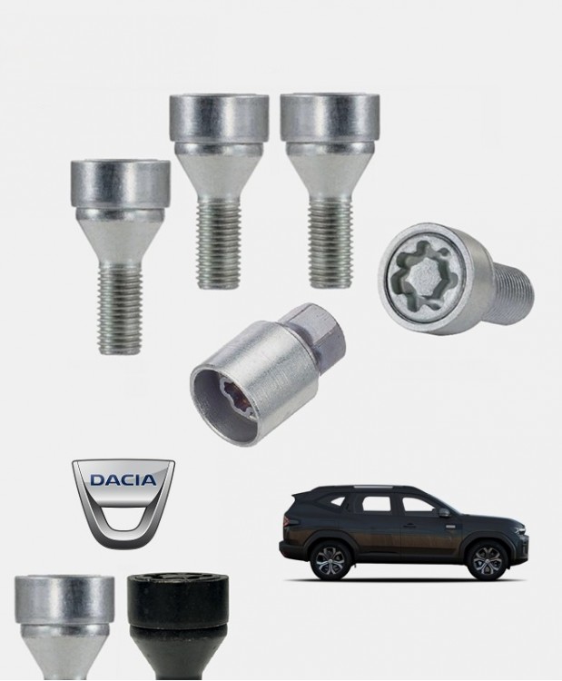 Ecrous antivol de roues haute sécurité Dacia Bigster