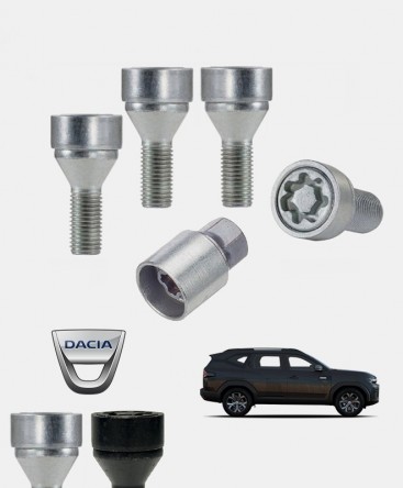 Ecrous antivol de roues haute sécurité Dacia Bigster