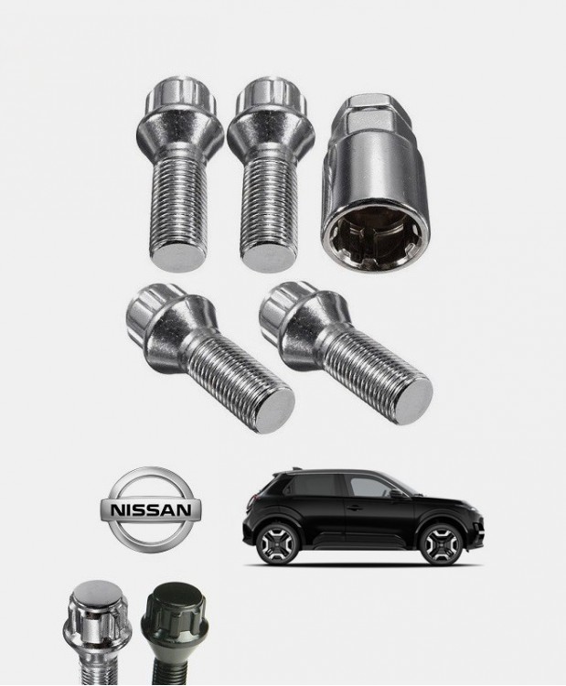 Ecrous antivol de roues Nissan Micra 6 (K15)