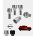 Ecrous antivol de roues haute sécurité Nissan Juke 2 (F16)