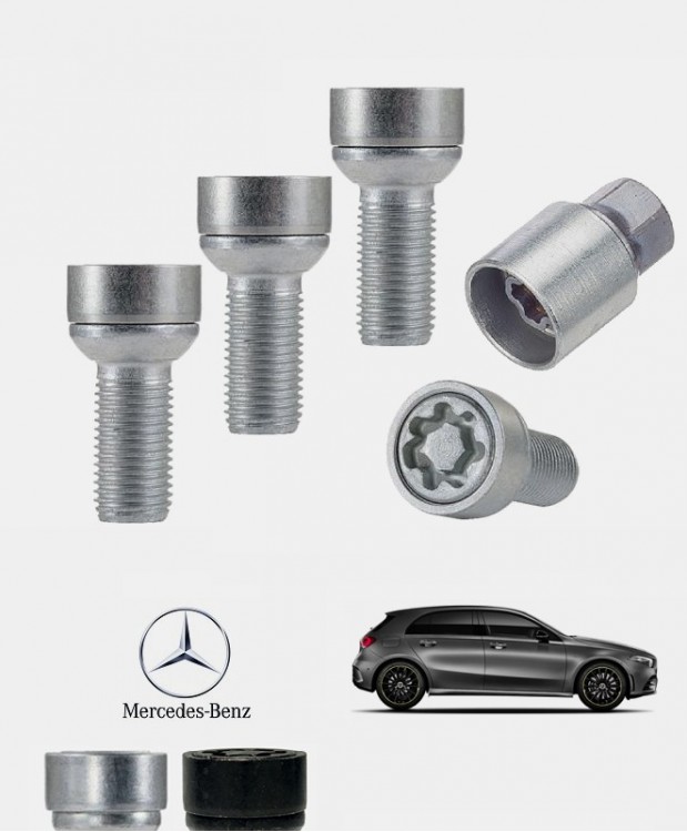 Ecrous antivol de roues haute sécurité Mercedes Classe A (W177)