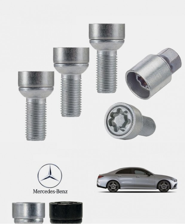 Ecrous antivol de roues haute sécurité Mercedes CLA 2 (W118/C118)