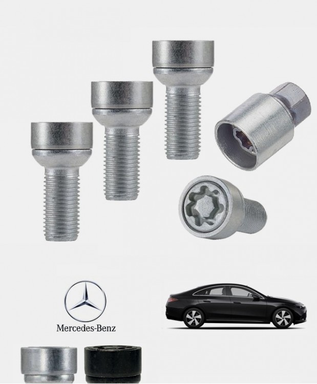 Ecrous antivol de roues haute sécurité Mercedes CLA 3 (C178/C174)
