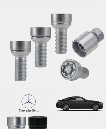 Ecrous antivol de roues haute sécurité Mercedes CLE (C236/A236)