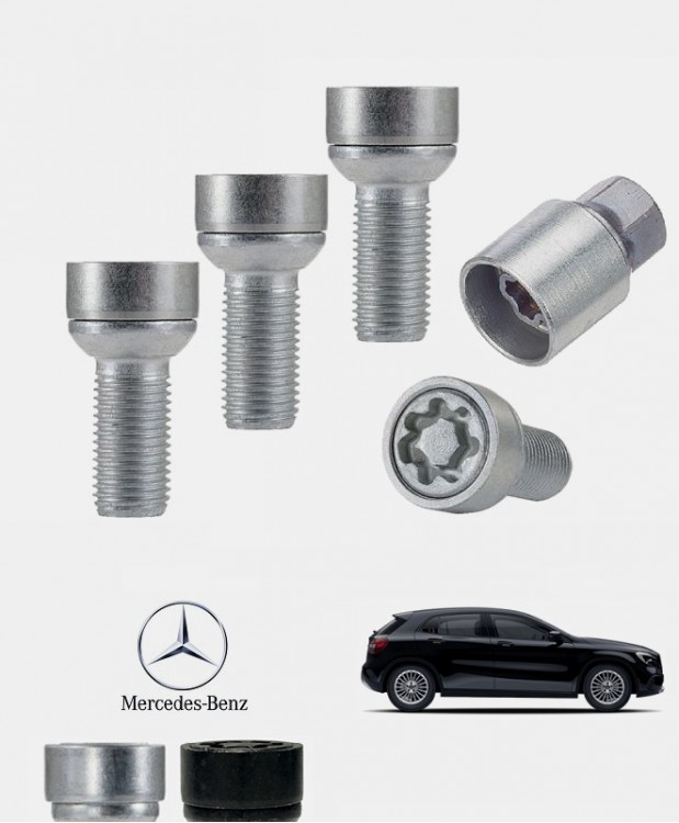 Ecrous antivol de roues haute sécurité Mercedes GLA (X156)