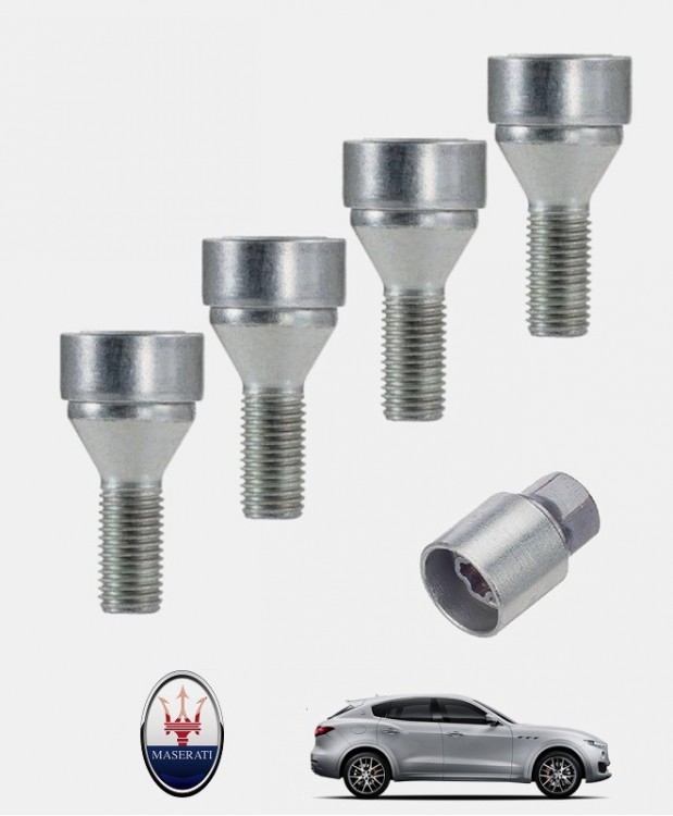 Ecrous antivol de roues haute sécurité Maserati Levante