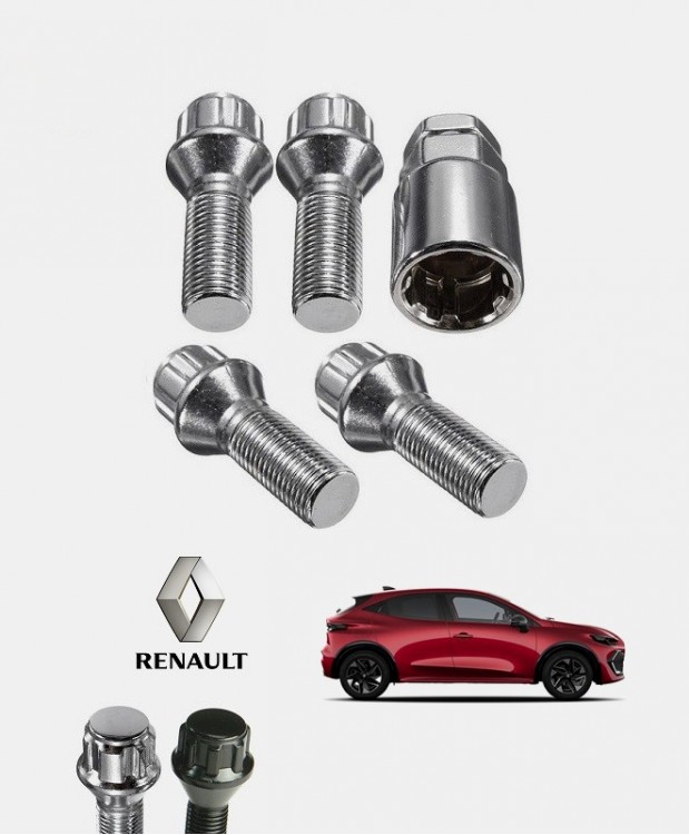 Ecrous antivol de roues Renault Clio 6