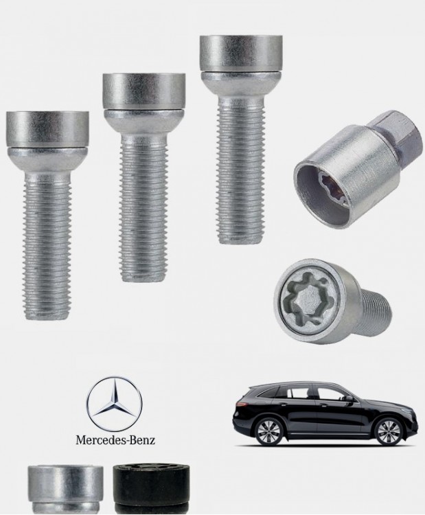 Ecrous antivol de roues haute sécurité Mercedes EQC (N293)