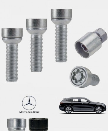 Ecrous antivol de roues haute sécurité Mercedes EQC (N293)