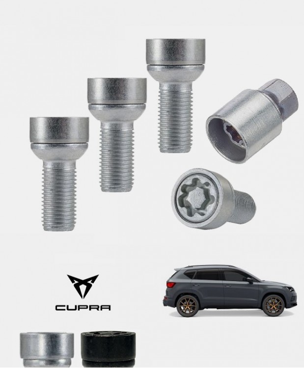 Ecrous antivol de roues haute sécurité Cupra Ateca