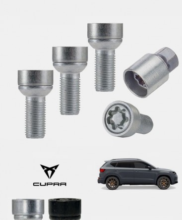 Ecrous antivol de roues haute sécurité Cupra Ateca