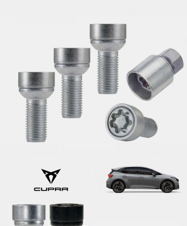 Ecrous antivol de roues haute sécurité Cupra Born