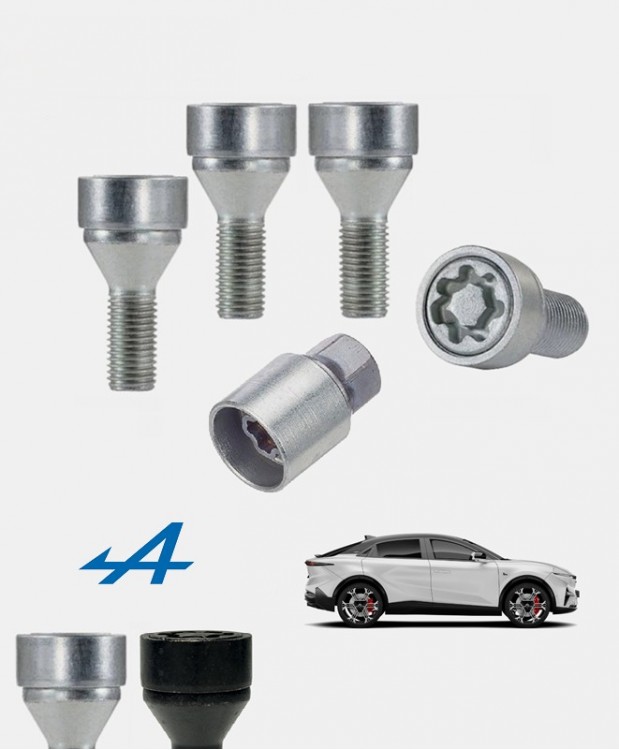 Ecrous antivol de roues haute sécurité Alpine A390