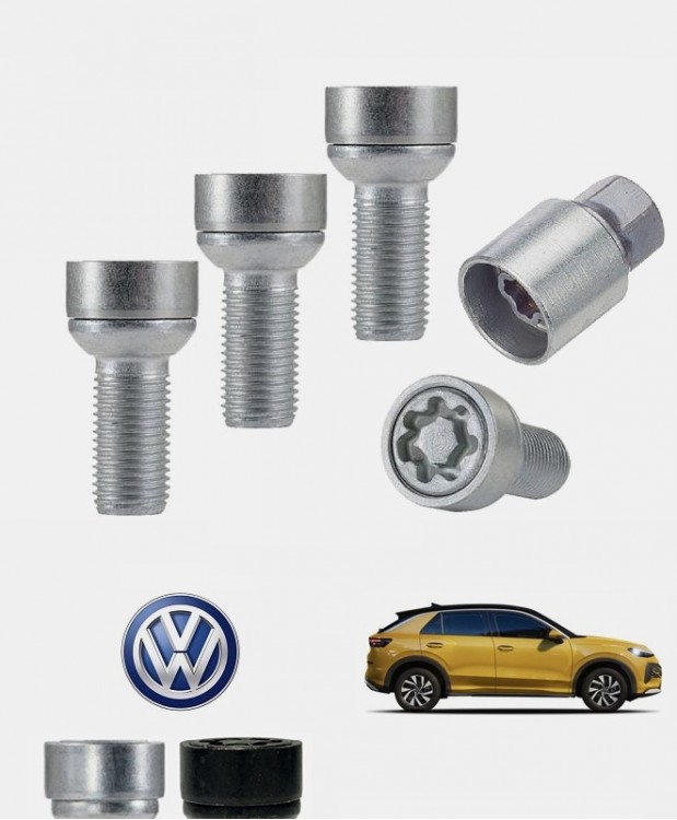 Ecrous antivol de roues haute sécurité VW T-Roc 2