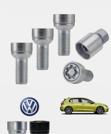 Ecrous antivol de roues haute sécurité VW Golf VIII