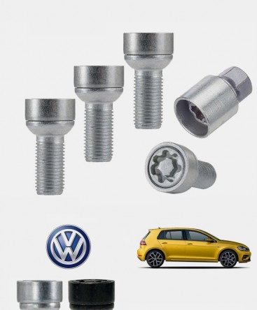 Ecrous antivol de roues haute sécurité VW GOLF 7 (5G)