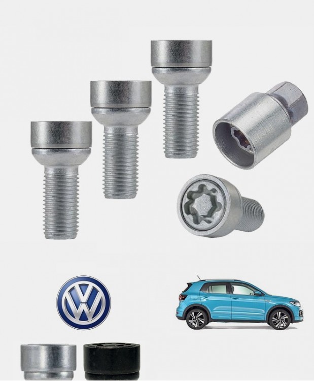 Ecrous antivol de roues haute sécurité VW T-CROSS