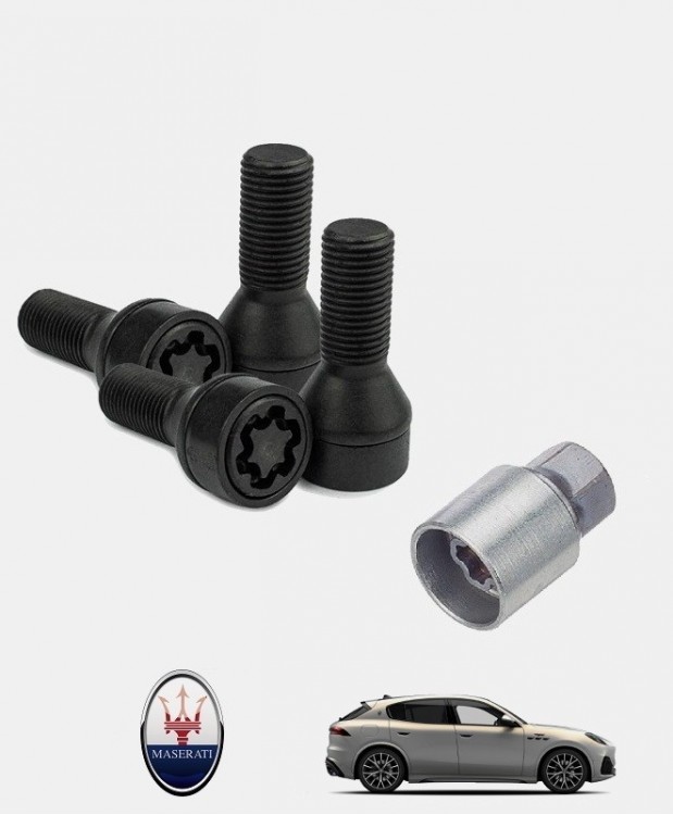 Ecrous antivol de roues haute sécurité Maserati Grecale